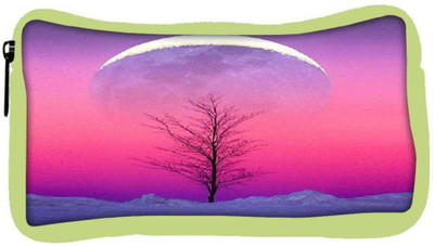 

Snoogg Eco Friendly Canvas Sky View 15 Student Pen Pencil Case Coin Purse Pouch Cosmetic Makeup Bag (GREEN) Pouch(Multicolor)