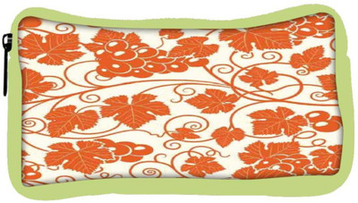

Snoogg Eco Friendly Canvas Grape Leaves 2850 Student Pen Pencil Case Coin Purse Pouch Cosmetic Makeup Bag (GREEN) Pouch(Multicolor)