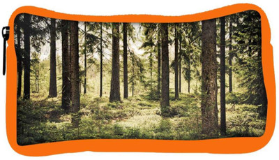 

Snoogg Eco Friendly Canvas Scary Forest Designer Student Pen Pencil Case Coin Purse Pouch Cosmetic Makeup Bag (ORANGE) Pouch(Multicolor)