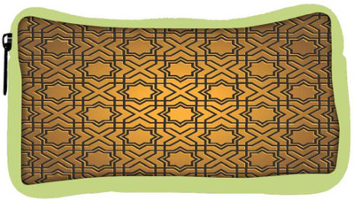 

Snoogg Eco Friendly Canvas Abstract Yellow Designer Student Pen Pencil Case Coin Purse Pouch Cosmetic Makeup Bag (GREEN) Pouch(Multicolor)