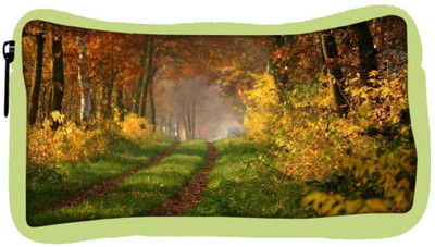 

Snoogg Eco Friendly Canvas Small Way In Forest Designer Student Pen Pencil Case Coin Purse Pouch Cosmetic Makeup Bag (GREEN) Pouch(Multicolor)