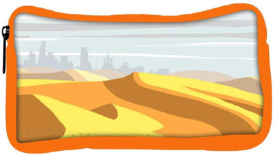 

Snoogg Eco Friendly Canvas Sahara Desert Digital 2483 Student Pen Pencil Case Coin Purse Pouch Cosmetic Makeup Bag (ORANGE) Pouch(Multicolor)