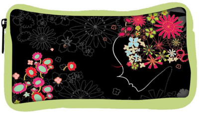 

Snoogg Eco Friendly Canvas Flower Girl Designer Student Pen Pencil Case Coin Purse Pouch Cosmetic Makeup Bag (GREEN) Pouch(Multicolor)