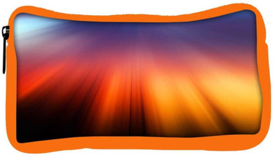 

Snoogg Eco Friendly Canvas Pattern Rays Designer Student Pen Pencil Case Coin Purse Pouch Cosmetic Makeup Bag (ORANGE) Pouch(Multicolor)