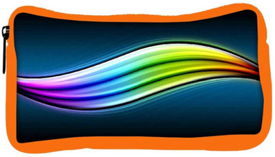 

Snoogg Eco Friendly Canvas Multicolor Leavy Design Designer Student Pen Pencil Case Coin Purse Pouch Cosmetic Makeup Bag (ORANGE) Pouch(Multicolor)