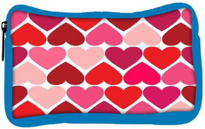 

Snoogg Eco Friendly Canvas Opposite Hearts Designer Student Pen Pencil Case Coin Purse Pouch Cosmetic Makeup Bag (BLUE) Pouch(Multicolor)