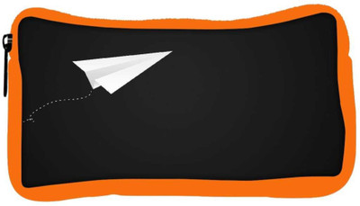 

Snoogg Eco Friendly Canvas Paper Plane Designer Student Pen Pencil Case Coin Purse Pouch Cosmetic Makeup Bag (ORANGE) Pouch(Multicolor)