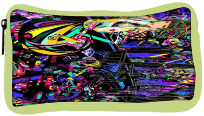 

Snoogg Eco Friendly Canvas Music Train 2887 Student Pen Pencil Case Coin Purse Pouch Cosmetic Makeup Bag (GREEN) Pouch(Multicolor)