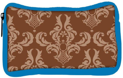 

Snoogg Eco Friendly Canvas Brown Pattern Layer Designer Student Pen Pencil Case Coin Purse Pouch Cosmetic Makeup Bag (BLUE) Pouch(Multicolor)