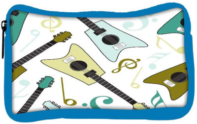 

Snoogg Eco Friendly Canvas Guitars Designer Student Pen Pencil Case Coin Purse Pouch Cosmetic Makeup Bag (BLUE) Pouch(Multicolor)
