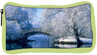 

Snoogg Eco Friendly Canvas Frozen Tree By Lake Side Designer Student Pen Pencil Case Coin Purse Pouch Cosmetic Makeup Bag (GREEN) Pouch(Multicolor)