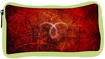 

Snoogg Eco Friendly Canvas Abstract Red Design Designer Student Pen Pencil Case Coin Purse Pouch Cosmetic Makeup Bag (GREEN) Pouch(Multicolor)