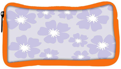 

Snoogg Eco Friendly Canvas Light Purple Flower Designer Student Pen Pencil Case Coin Purse Pouch Cosmetic Makeup Bag (ORANGE) Pouch(Multicolor)
