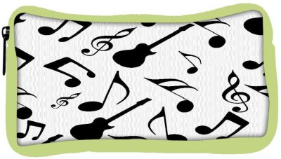 

Snoogg Eco Friendly Canvas Black Music Designer Student Pen Pencil Case Coin Purse Pouch Cosmetic Makeup Bag (GREEN) Pouch(Multicolor)