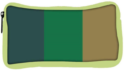 

Snoogg Eco Friendly Canvas Multicolor Pattern Designer Student Pen Pencil Case Coin Purse Pouch Cosmetic Makeup Bag (GREEN) Pouch(Multicolor)