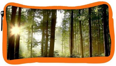 

Snoogg Eco Friendly Canvas Sunlight Forest Designer Student Pen Pencil Case Coin Purse Pouch Cosmetic Makeup Bag (ORANGE) Pouch(Multicolor)