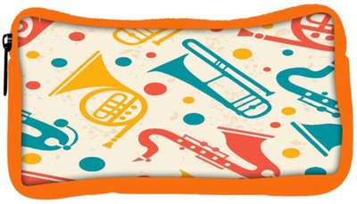 

Snoogg Eco Friendly Canvas Music Instruments Designer Student Pen Pencil Case Coin Purse Pouch Cosmetic Makeup Bag (ORANGE) Pouch(Multicolor)