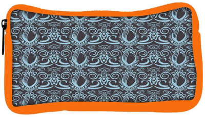 

Snoogg Eco Friendly Canvas Abstract Grey Pattern Designer Student Pen Pencil Case Coin Purse Pouch Cosmetic Makeup Bag (ORANGE) Pouch(Multicolor)