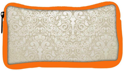 

Snoogg Eco Friendly Canvas Light Backgroung Design Designer Student Pen Pencil Case Coin Purse Pouch Cosmetic Makeup Bag (ORANGE) Pouch(Multicolor)
