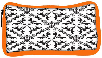 

Snoogg Eco Friendly Canvas Grey Pattern Designer Student Pen Pencil Case Coin Purse Pouch Cosmetic Makeup Bag (ORANGE) Pouch(Multicolor)