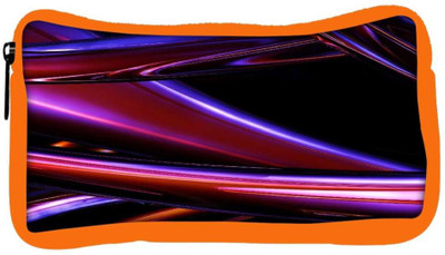 

Snoogg Eco Friendly Canvas Abstract Metal Glitter Metallic Flows Designer Student Pen Pencil Case Coin Purse Pouch Cosmetic Makeup Bag (ORANGE) Pouch(Multicolor)
