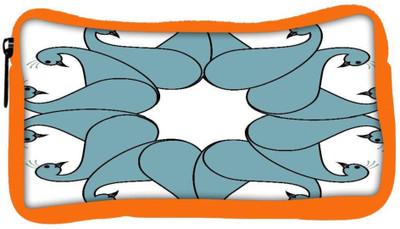 

Snoogg Eco Friendly Canvas Flourish Bird Faces Student Pen Pencil Case Coin Purse Pouch Cosmetic Makeup Bag (ORANGE) Pouch(Multicolor)