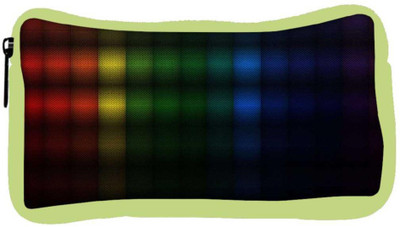 

Snoogg Eco Friendly Canvas Colorful Blocks Designer Student Pen Pencil Case Coin Purse Pouch Cosmetic Makeup Bag (GREEN) Pouch(Multicolor)