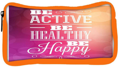 

Snoogg Eco Friendly Canvas Typographic Poster Design Be Active Be Healthy Be Happy Student Pen Pencil Case Coin Purse Pouch Cosmetic Makeup Bag (ORANGE) Pouch(Multicolor)