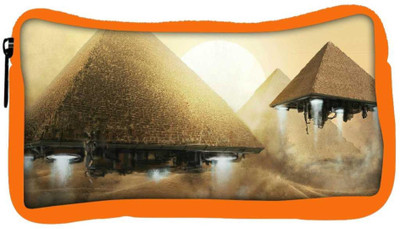 

Snoogg Eco Friendly Canvas Alien Pyramids Designer Student Pen Pencil Case Coin Purse Pouch Cosmetic Makeup Bag (ORANGE) Pouch(Multicolor)