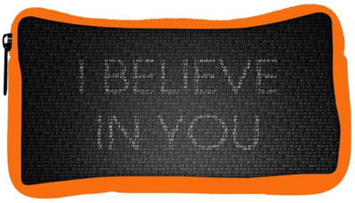 

Snoogg Eco Friendly Canvas I Believe In You Designer Student Pen Pencil Case Coin Purse Pouch Cosmetic Makeup Bag (ORANGE) Pouch(Multicolor)