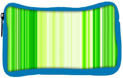 

Snoogg Eco Friendly Canvas Green Strips Designer Student Pen Pencil Case Coin Purse Pouch Cosmetic Makeup Bag (BLUE) Pouch(Multicolor)