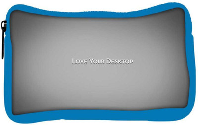 

Snoogg Eco Friendly Canvas Love Your Desktop Grey Designer Student Pen Pencil Case Coin Purse Pouch Cosmetic Makeup Bag (BLUE) Pouch(Multicolor)