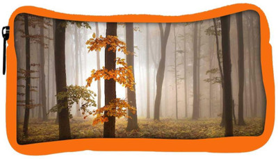 

Snoogg Eco Friendly Canvas Yellow Leaves Designer Student Pen Pencil Case Coin Purse Pouch Cosmetic Makeup Bag (ORANGE) Pouch(Multicolor)