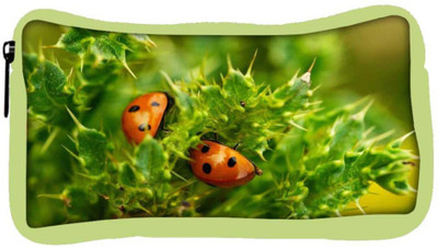 

Snoogg Eco Friendly Canvas Beatelin Green Leaves Designer Student Pen Pencil Case Coin Purse Pouch Cosmetic Makeup Bag (GREEN) Pouch(Multicolor)