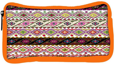 

Snoogg Eco Friendly Canvas Abstract Pattern Design Designer Student Pen Pencil Case Coin Purse Pouch Cosmetic Makeup Bag (ORANGE) Pouch(Multicolor)