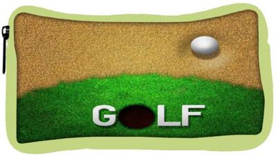 

Snoogg Eco Friendly Canvas Ball In Sand Golf Background Student Pen Pencil Case Coin Purse Pouch Cosmetic Makeup Bag (GREEN) Pouch(Multicolor)