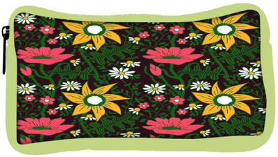 

Snoogg Eco Friendly Canvas Seamless Texture With Flowers And Butterflies Endless Floral Pattern Student Pen Pencil Case Coin Purse Pouch Cosmetic Makeup Bag (GREEN) Pouch(Multicolor)