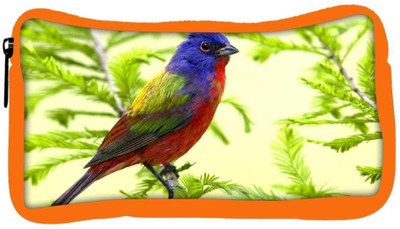 

Snoogg Eco Friendly Canvas Colorful Bird Designer Student Pen Pencil Case Coin Purse Pouch Cosmetic Makeup Bag (ORANGE) Pouch(Multicolor)