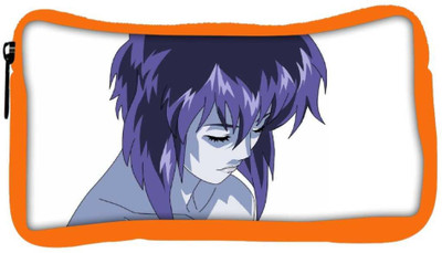 

Snoogg Eco Friendly Canvas Ghost In The Shell Motoko Kusanagi Girl Designer Student Pen Pencil Case Coin Purse Pouch Cosmetic Makeup Bag (ORANGE) Pouch(Multicolor)