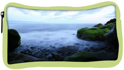 

Snoogg Eco Friendly Canvas Sea Side Green Rocks Designer Student Pen Pencil Case Coin Purse Pouch Cosmetic Makeup Bag (GREEN) Pouch(Multicolor)