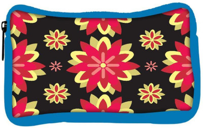 

Snoogg Eco Friendly Canvas Red Flowers Designer Student Pen Pencil Case Coin Purse Pouch Cosmetic Makeup Bag (BLUE) Pouch(Multicolor)