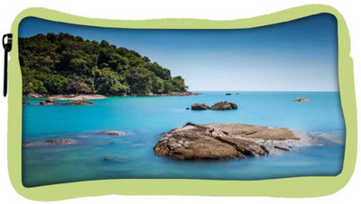

Snoogg Eco Friendly Canvas Rocks In The Ocean Designer Student Pen Pencil Case Coin Purse Pouch Cosmetic Makeup Bag (GREEN) Pouch(Multicolor)