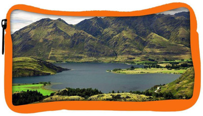 

Snoogg Eco Friendly Canvas Green Mountains Designer Student Pen Pencil Case Coin Purse Pouch Cosmetic Makeup Bag (ORANGE) Pouch(Multicolor)