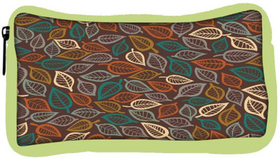 

Snoogg Eco Friendly Canvas Multicolor Leaves Designer Student Pen Pencil Case Coin Purse Pouch Cosmetic Makeup Bag (GREEN) Pouch(Multicolor)