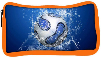 

Snoogg Eco Friendly Canvas Lets Football Designer Student Pen Pencil Case Coin Purse Pouch Cosmetic Makeup Bag (ORANGE) Pouch(Multicolor)