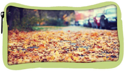 

Snoogg Eco Friendly Canvas Roadside Leaves Designer Student Pen Pencil Case Coin Purse Pouch Cosmetic Makeup Bag (GREEN) Pouch(Multicolor)