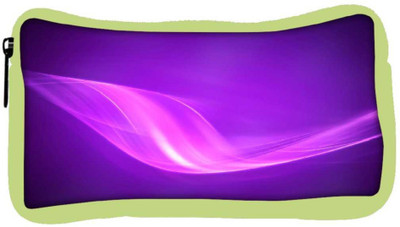 

Snoogg Eco Friendly Canvas Design Purple Wave Designer Student Pen Pencil Case Coin Purse Pouch Cosmetic Makeup Bag (GREEN) Pouch(Multicolor)