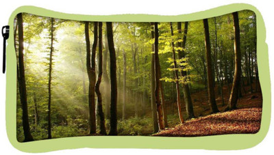 

Snoogg Eco Friendly Canvas Blossom Forest Designer Student Pen Pencil Case Coin Purse Pouch Cosmetic Makeup Bag (GREEN) Pouch(Multicolor)