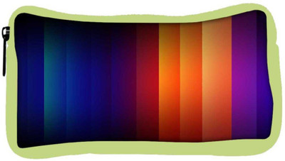 

Snoogg Eco Friendly Canvas Multicolor Rays Designer Student Pen Pencil Case Coin Purse Pouch Cosmetic Makeup Bag (GREEN) Pouch(Multicolor)
