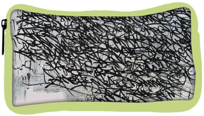 

Snoogg Eco Friendly Canvas Graffiti Incase Designer Student Pen Pencil Case Coin Purse Pouch Cosmetic Makeup Bag (GREEN) Pouch(Multicolor)